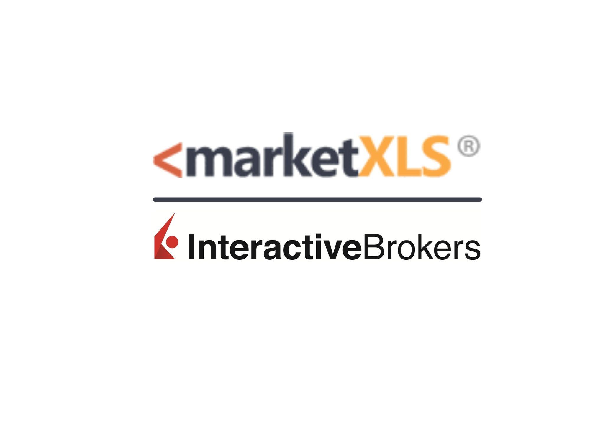 MarketXLS and Interactive Brokers integration
